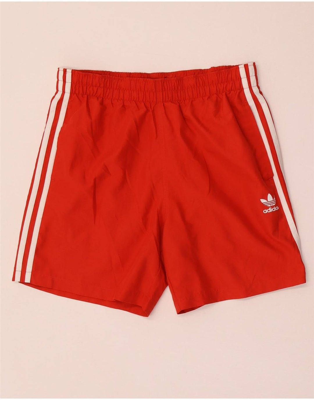 Męskie spodenki sportowe Adidas, małe, czerwone, poliestrowe