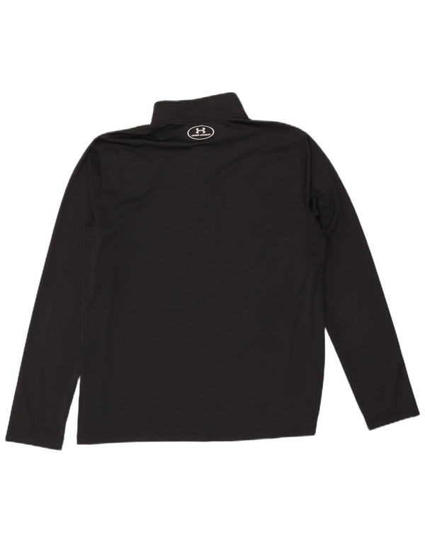 Męski dres Under Armour Heat Gear z zamkiem błyskawicznym na szyi, duży czarny