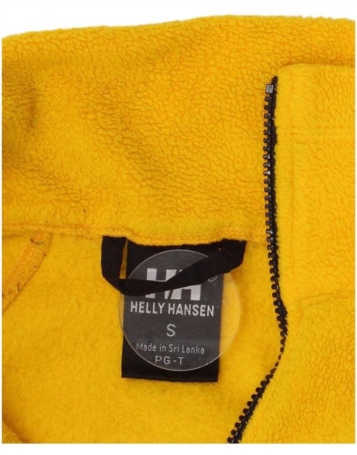 HELLY HANSEN Męska kurtka polarowa UK 36, mała, żółta, poliestrowa z blokami kolorów