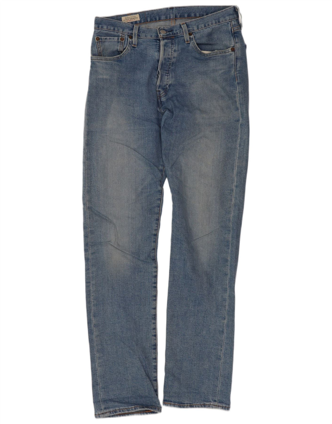 Męskie dżinsy Levi's 501 Straight W29 L32 Niebieskie bawełniane