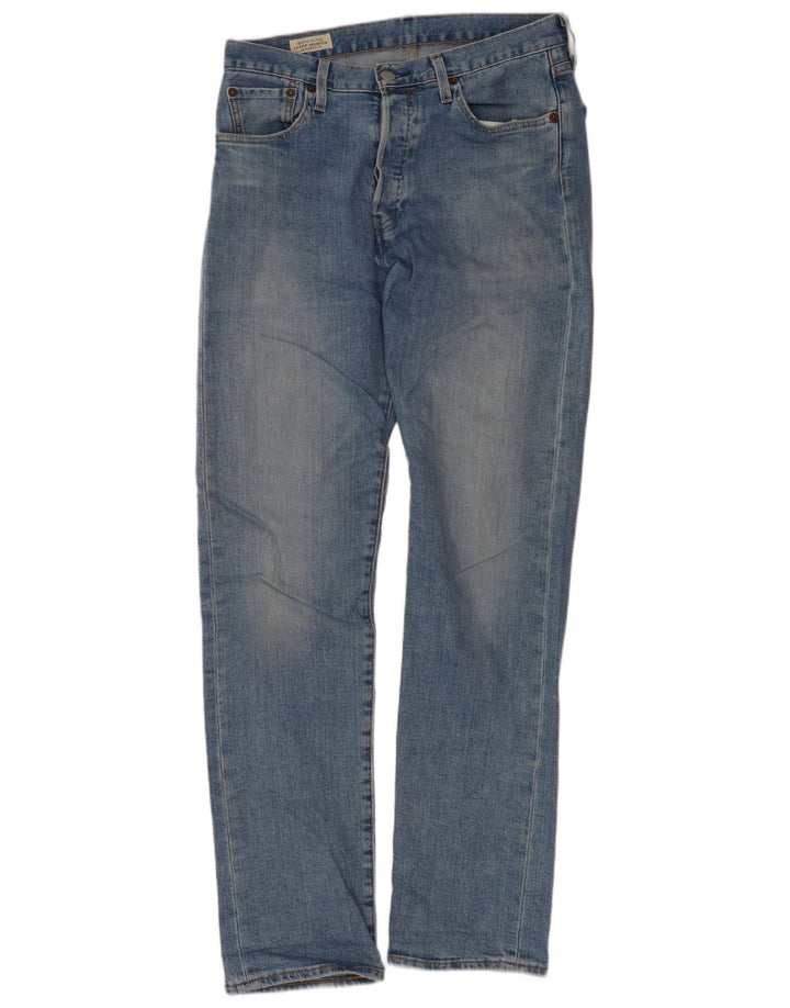 Męskie dżinsy Levi's 501 Straight W29 L32 Niebieskie bawełniane
