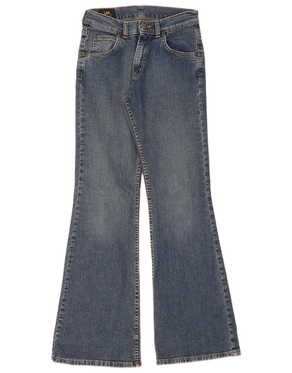 Damskie jeansy Lee Felton Flared US 14 XL W26 L31 Niebieskie bawełniane