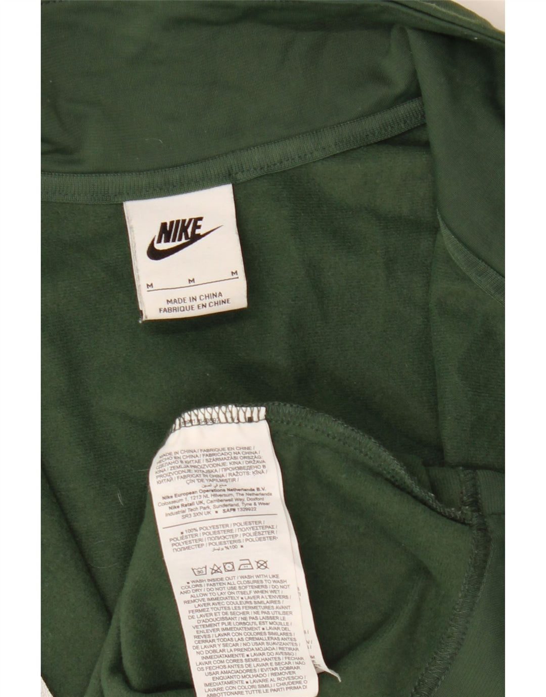 Męska kurtka dresowa Nike, średni poliester khaki