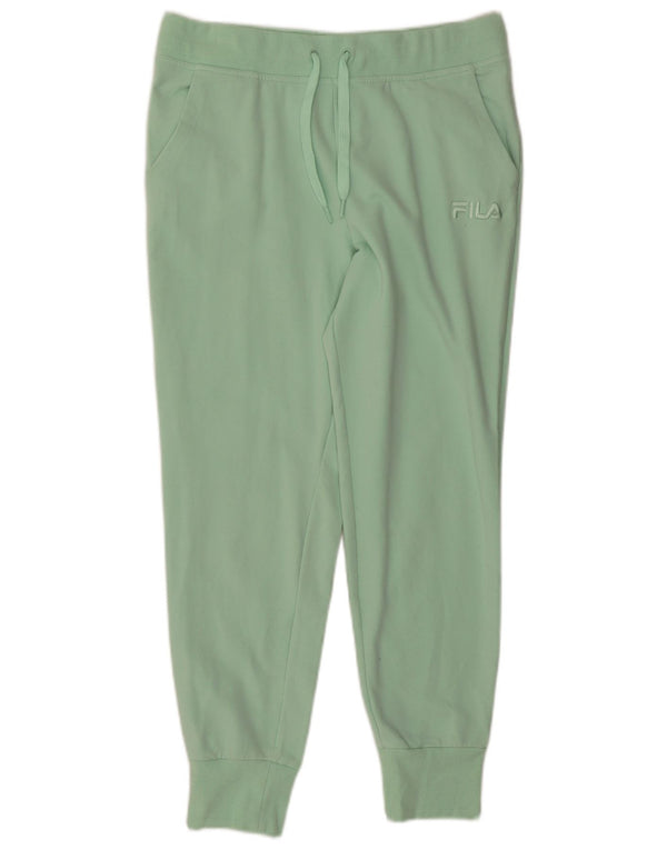 Damskie spodnie dresowe Fila Joggers UK 14, duże, zielone, bawełniane