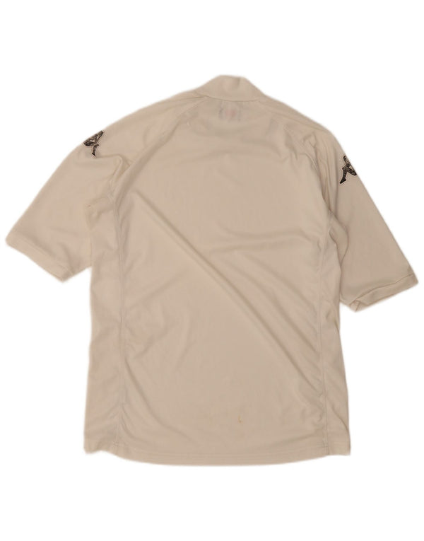 Męski T-shirt z grafiką Kappa, XL, biały