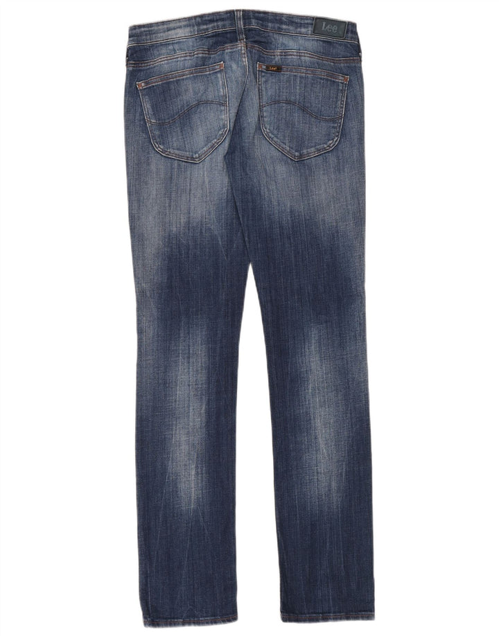 Damskie jeansy Lee z niską talią W31 L33, niebieska bawełna