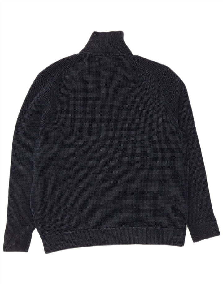 Marks & Spencer Męski sweter z zamkiem błyskawicznym XL, granatowy, poliester
