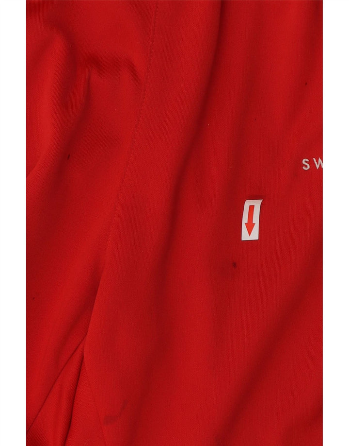 Męskie spodnie dresowe Nike Swoosh, mały, czerwony, poliestrowy kolor