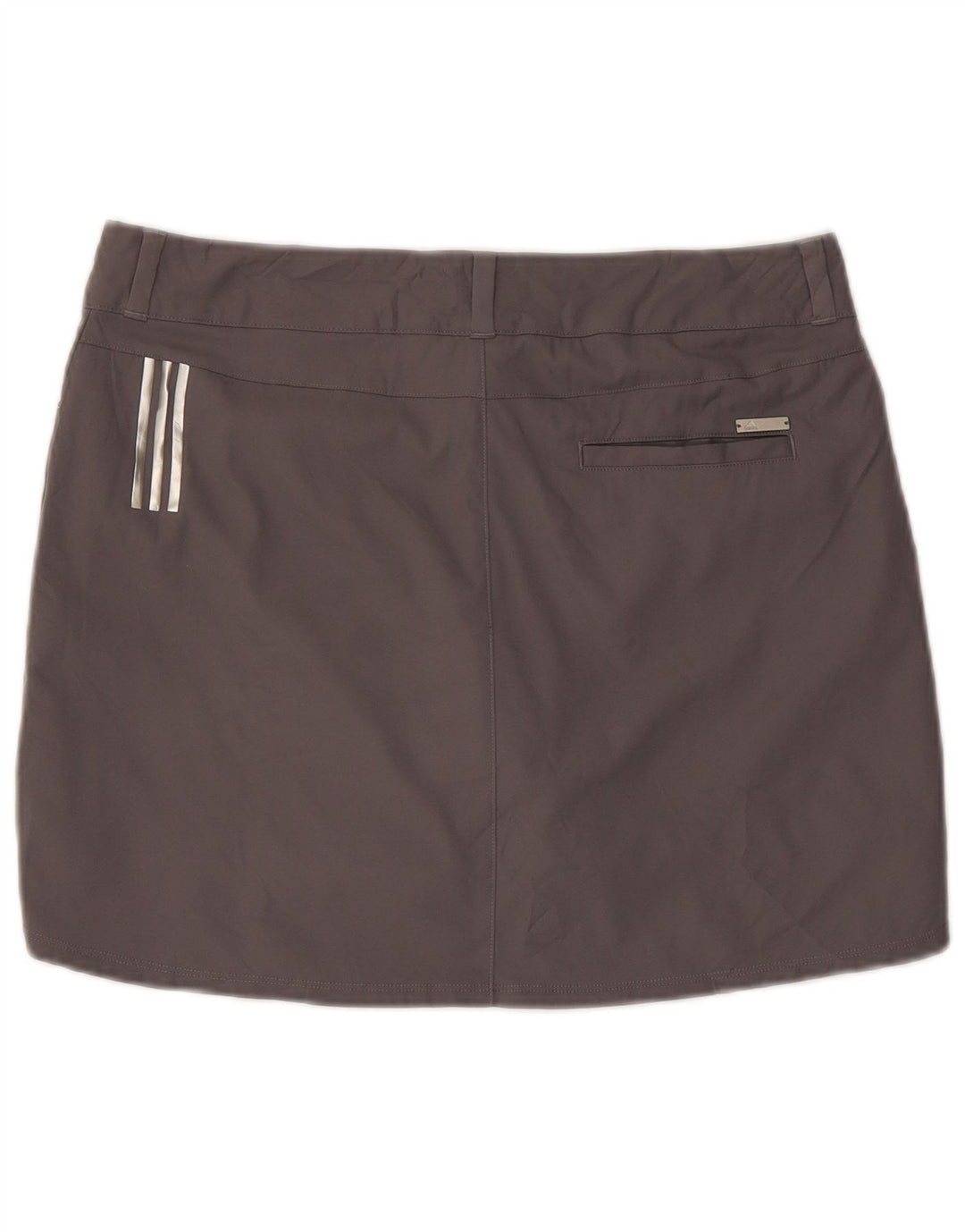 Damska mini spódniczka Adidas UK 14 duża W32 szary poliester