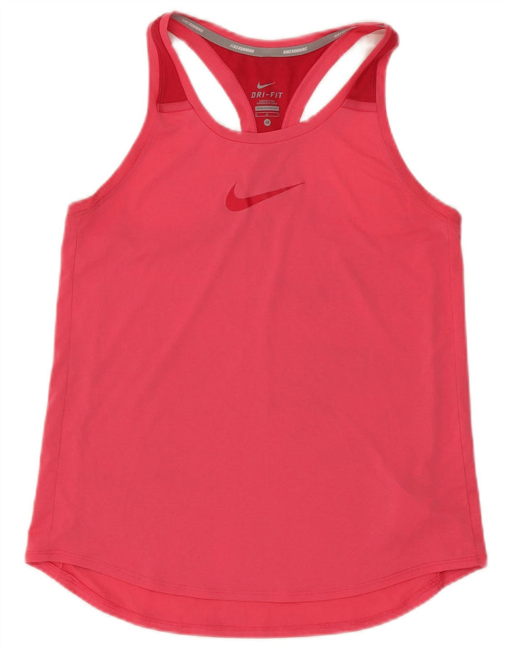Damska kamizelka Nike Dri Fit Graphic Top UK 12, średni różowy poliester