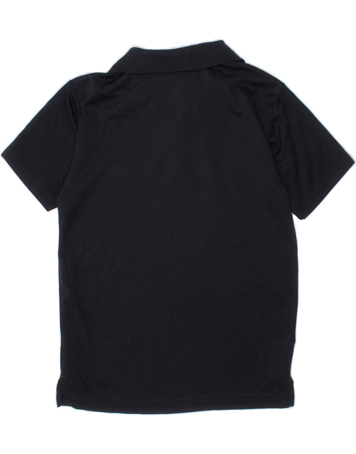 IZOD Boys Regular Polo Shirt 10-11 Years Medium  Navy Blue Polyester Vintage Izod and Second-Hand Izod from Messina Hembry 