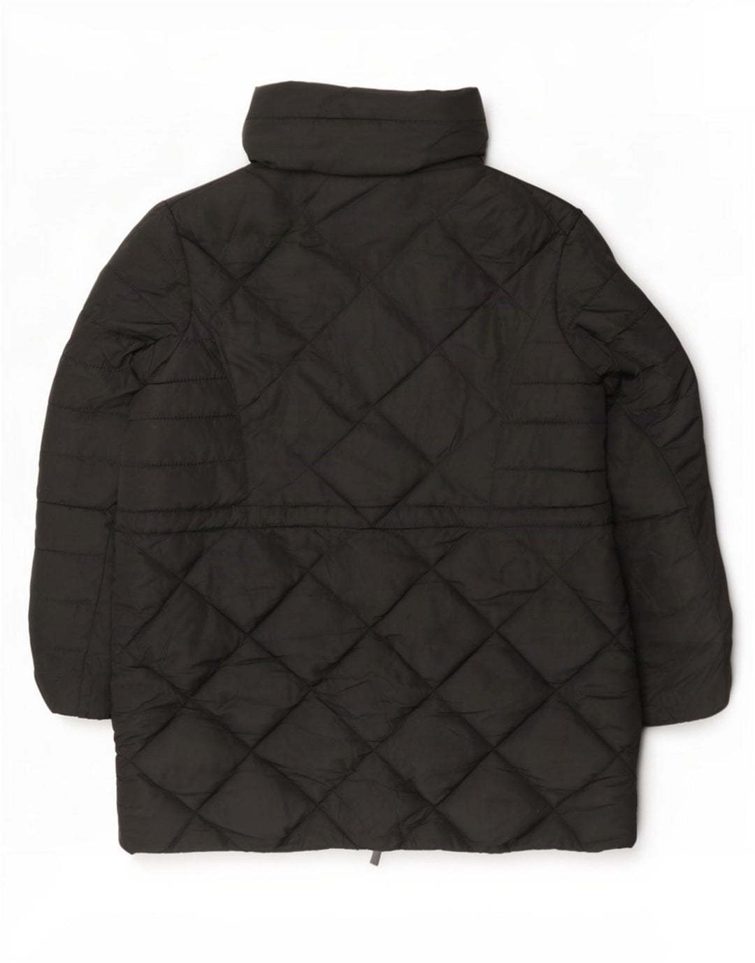 Marks & Spencer Damski płaszcz ocieplany UK 18 XL, czarny poliester