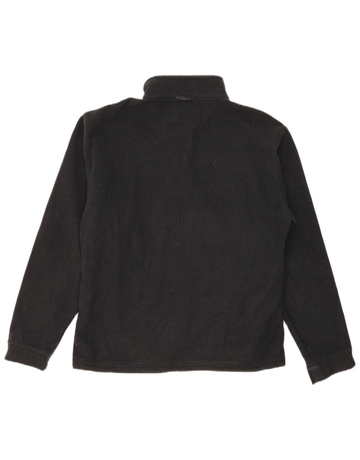 Męska kurtka polarowa FILA UK 40, duża, czarna, poliestrowa