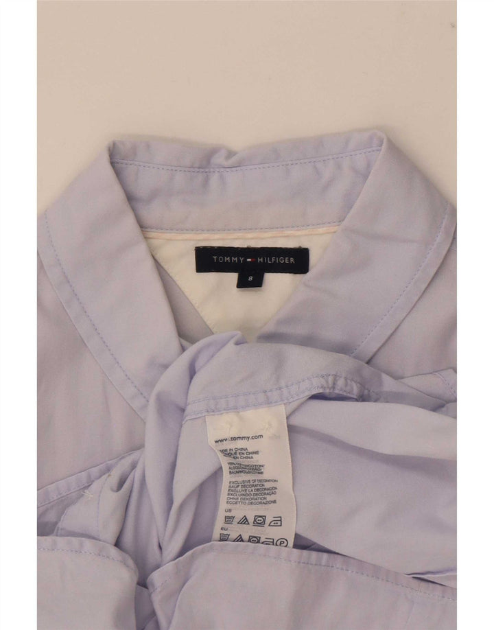 Koszula damska Tommy Hilfiger US 8, średnia niebieska, bawełniana