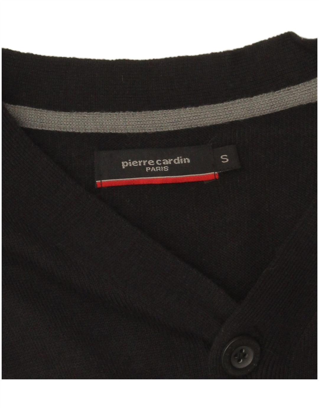 Sweter męski Pierre Cardin, mały, czarny, akrylowy