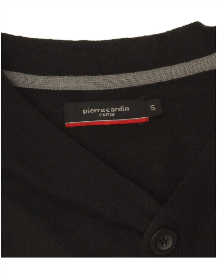 Sweter męski Pierre Cardin, mały, czarny, akrylowy