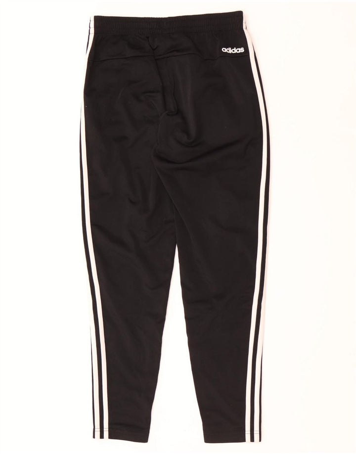 Damskie spodnie dresowe Adidas UK 8/10, małe, czarne, poliestrowe