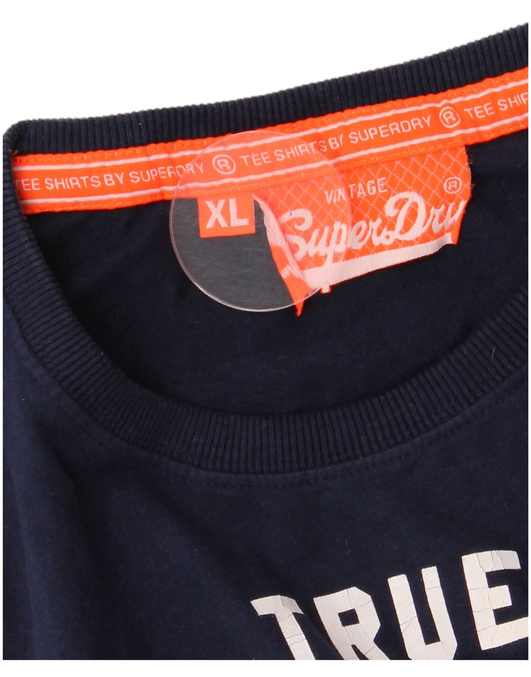 Męski T-shirt z grafiką Superdry XL, granatowy