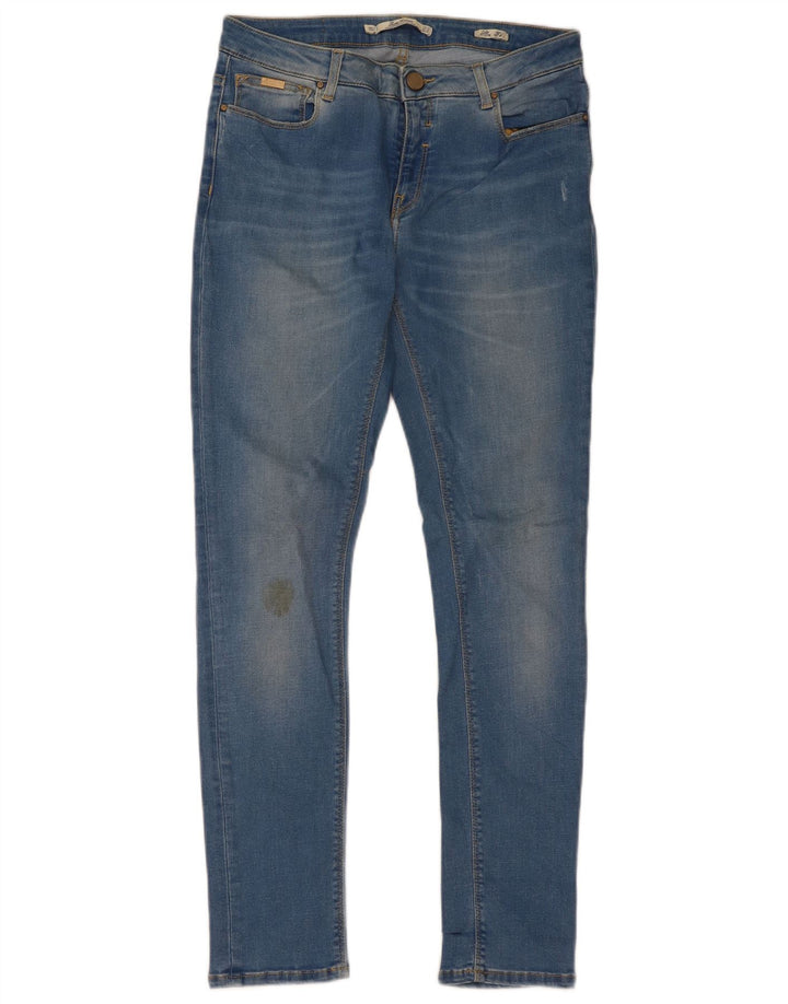 Damskie jeansy slim fit ZARA EU 40 Medium W30 L30 Niebieskie