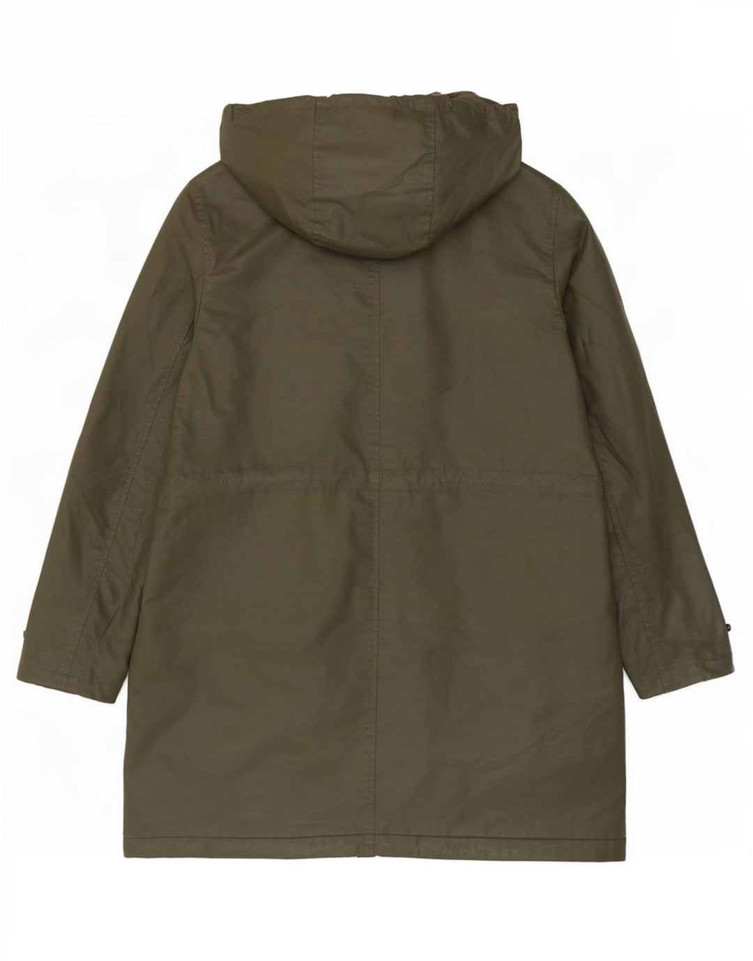 Marks & Spencer Damska kurtka z kapturem i woskowaną bawełną UK 12, średni khaki