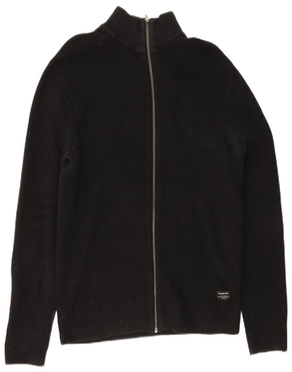 Sweter męski Jack & Jones XL, czarny, bawełniany
