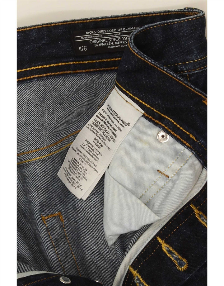 Męskie jeansy Jack & Jones Tim Slim W30 L34 Granatowa bawełna