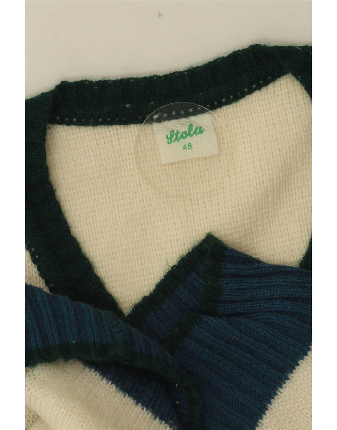 Tank top damski w stylu vintage IT 48 XL w kolorze białym