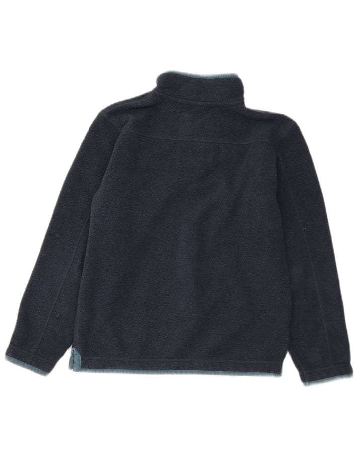 Chłopięcy sweter polarowy Fat Face z zamkiem błyskawicznym, 10-11 lat, granatowy, poliester