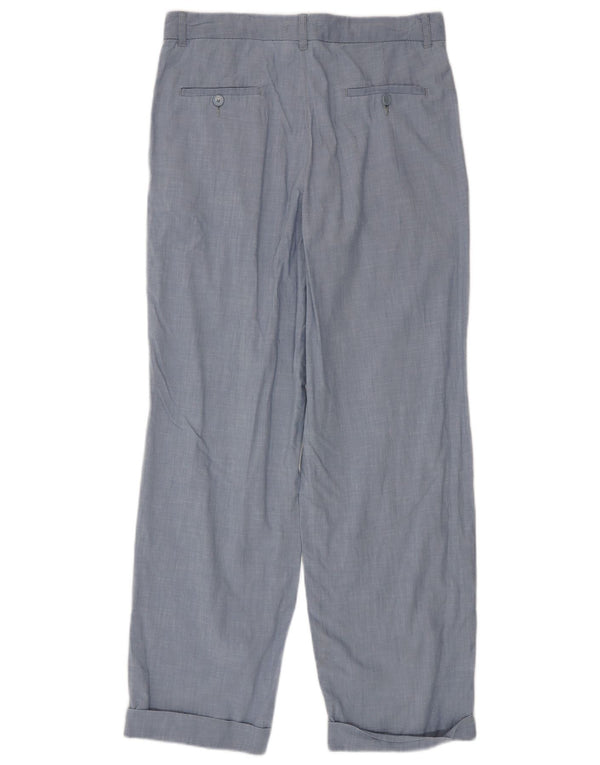 Max&Co. Damskie spodnie chino z pegged UK 14 duże W32 L30 niebieska bawełna