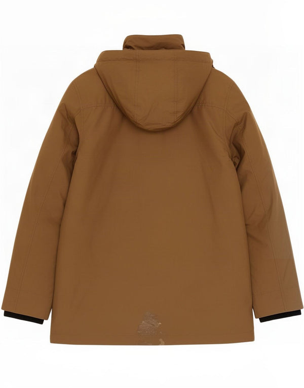 Męska kurtka parka z kapturem Woolrich UK 44 2XL brązowa