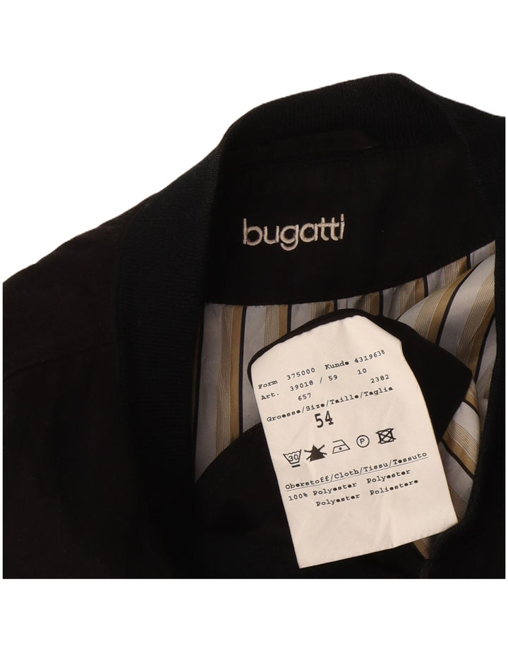 Męska kurtka bomber Bugatti IT 54 2XL Czarny poliester
