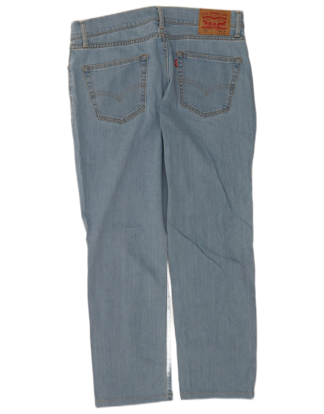 Damskie jeansy Levi's 511 Slim W34 L27 Niebieska bawełna
