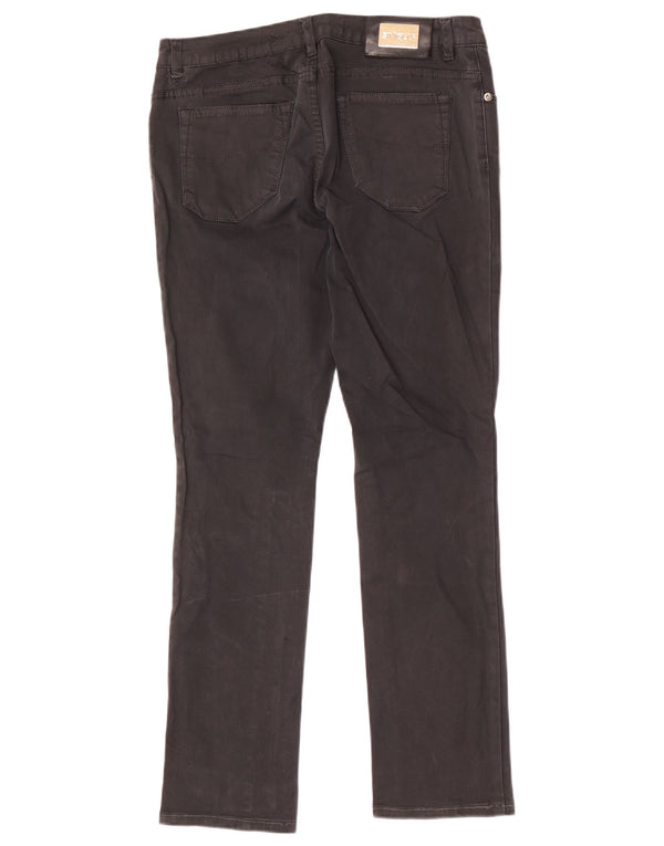SIVIGLIA Damskie spodnie typu slim casual W31 L30 Czarna bawełna