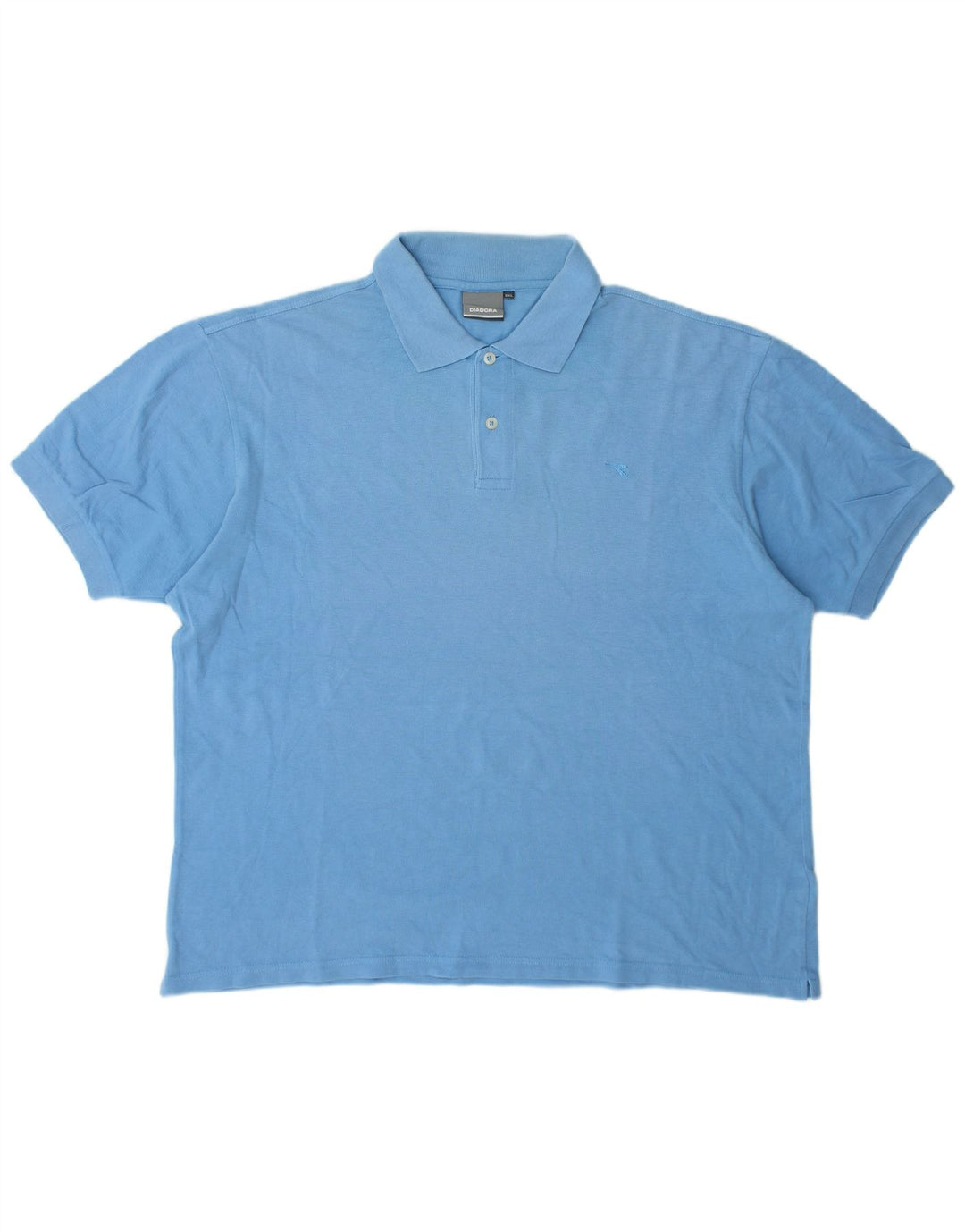 Męska koszulka polo Diadora 2XL, niebieska, bawełniana