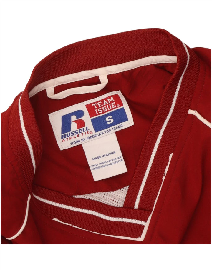 Męska bluza dresowa Russell Athletic, mała, czerwona, poliestrowa