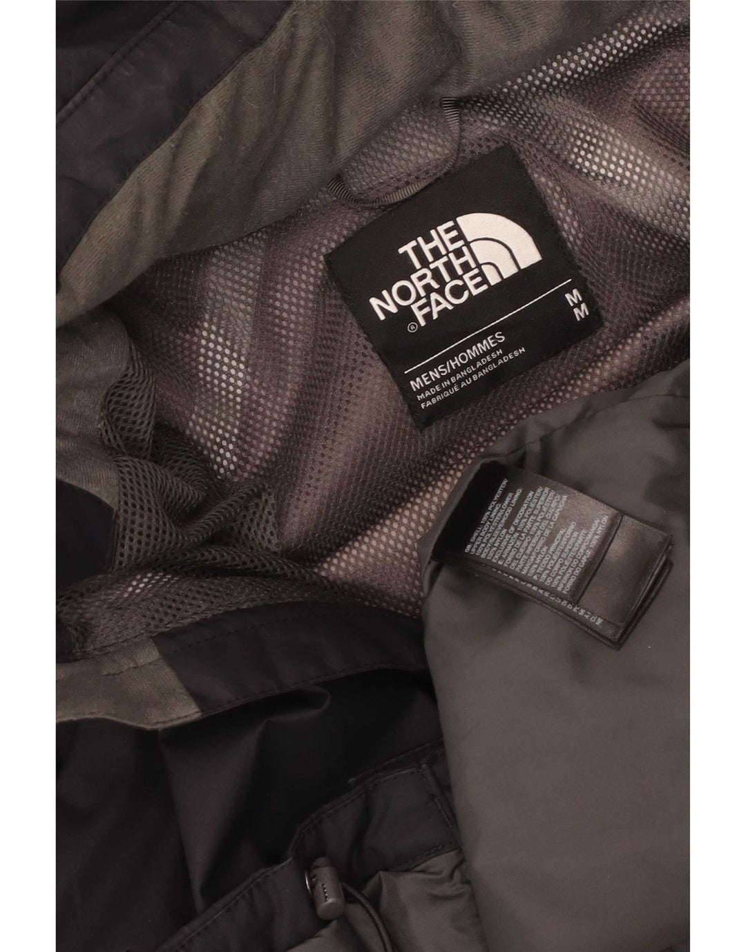 Męska kurtka przeciwdeszczowa z kapturem The North Face UK 38, średni czarny poliester