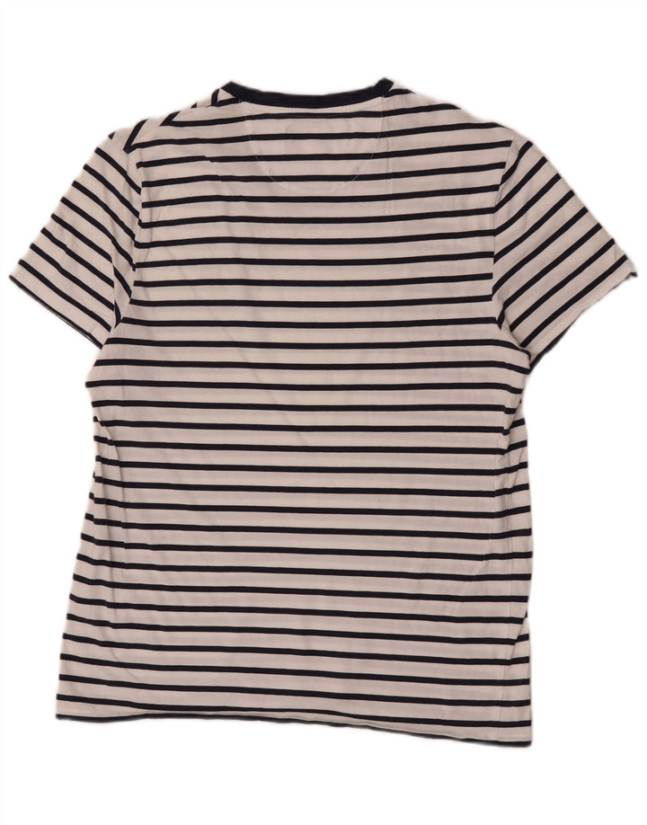 T-shirt męski Lyle & Scott, bawełniany, w średnie białe paski