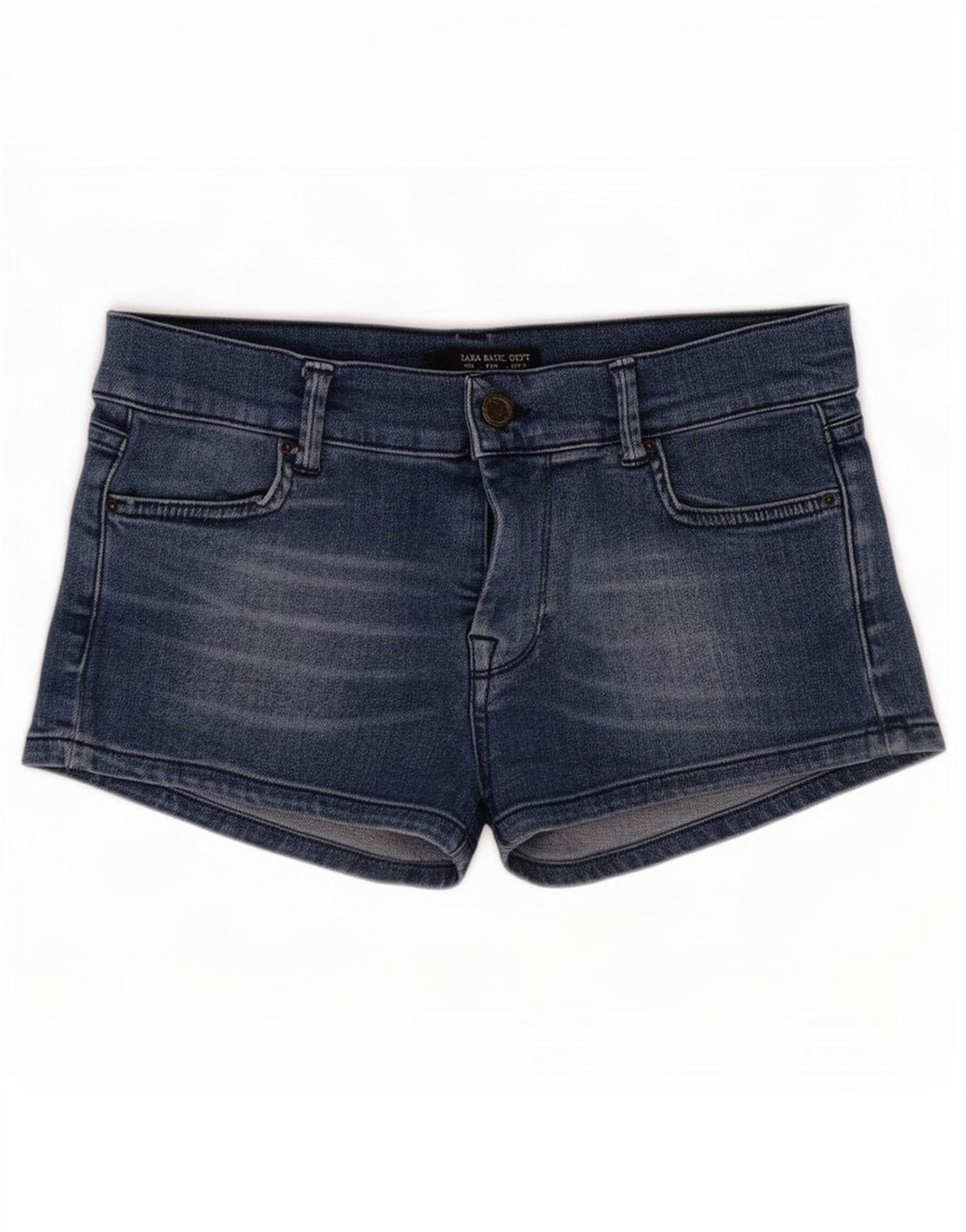 Damskie spodenki jeansowe Zara EU 38 Small W28 Niebieskie bawełniane