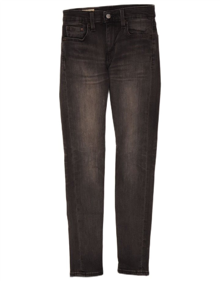Męskie jeansy skinny zwężane LEVI'S W26 L30 Szara bawełna