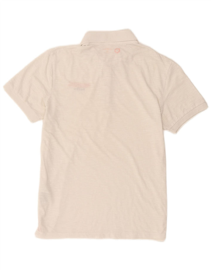 Męska koszulka polo Jack & Jones, mała, biała, bawełniana