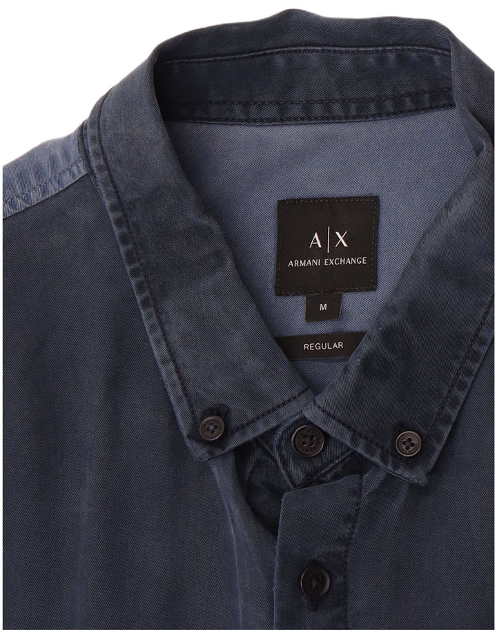 Koszula męska Armani Exchange o regularnym kroju, w kolorze średnioniebieskim