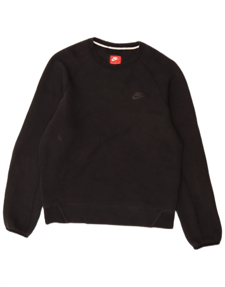 Męska bluza dresowa Nike, mała, czarna, bawełniana