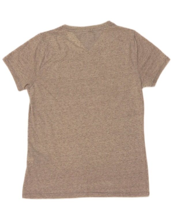 Damska koszulka graficzna Tommy Hilfiger Top UK 10 Small Grey Flecked