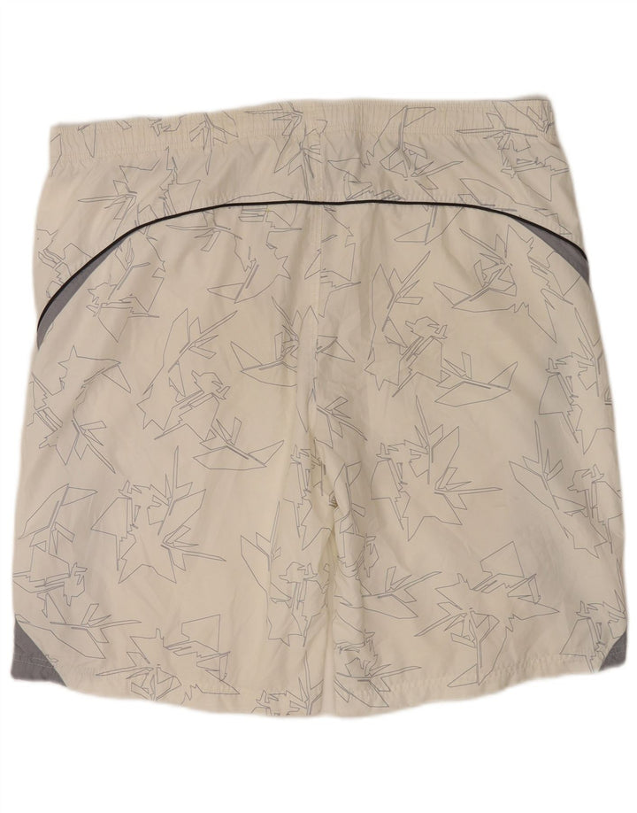 Męskie spodenki sportowe Nike XL, biały poliester z blokami kolorów