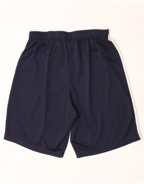 Nike Mens Dri Fit Sport Shorts Large  Navy Blue Colourblock Polyester
