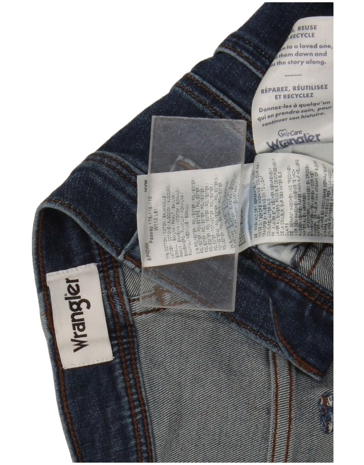 Męskie jeansy Wrangler Texas Slim W44 L32 Niebieskie bawełniane