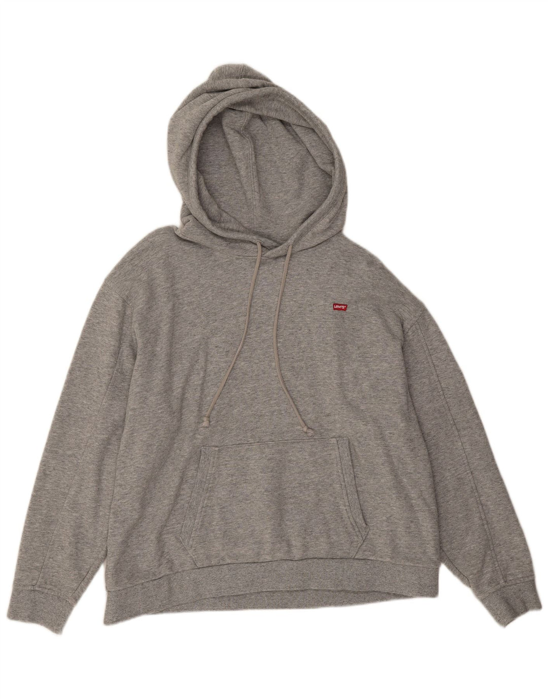 Męska bluza z kapturem Levi's, duża, szara, nakrapiana bawełna