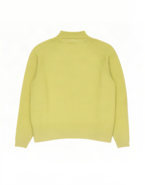 Marks & Spencer Damski sweter z golfem, UK 14, średni zielony