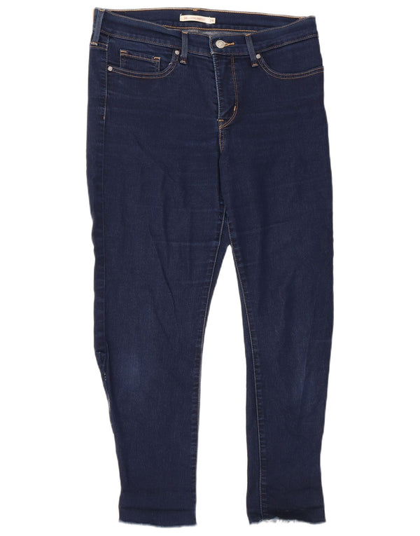 Damskie jeansy Levi's 315 Cropped W29 L25 Granatowa bawełna