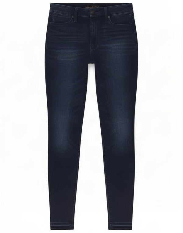 Abercrombie & Fitch Womens Skinny Jeans W26 L28 Navy Blue Cotton